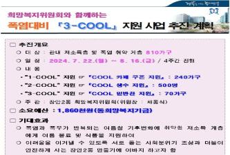 장안2동희망복지위원회, 폭염대비「3-COOL」지원사업 추진 이미지